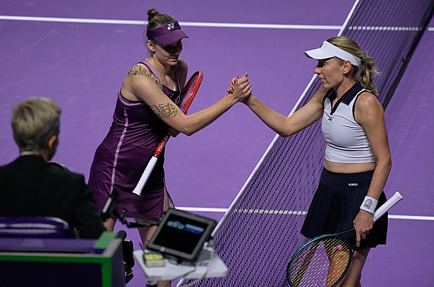 Třetí vítězství. Rybakinová je na Turnaji mistryň nadále stoprocentní