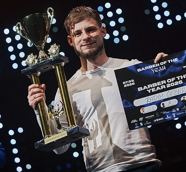 Nedokončil školu, dnes je nejlepší. Barber ze Sokolovska slaví titul