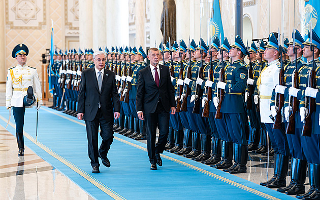 Velké přípravy do poslední chvíle. Prezident Kazachstánu přijal Babiše