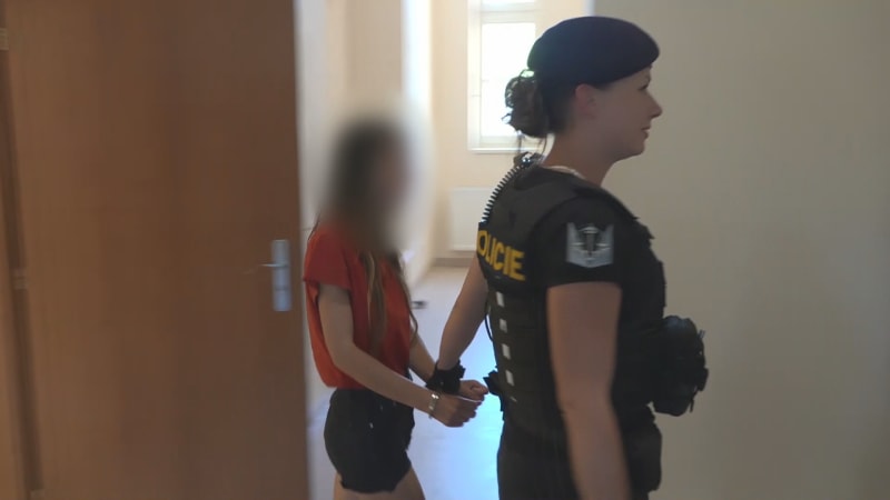 Konec teroru, doufají v Jihlavě. Agresivní žena nadávala i u soudu, míří do vazby