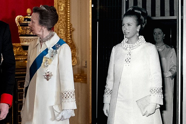 Úsporná princezna Anna. V 76 letech obléká šaty, které nosila v osmnácti