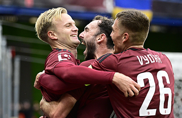 Sparta - Slovácko 5:1, skvělý Brunes dal čtyři góly, tým snížil ztrátu na Slavii